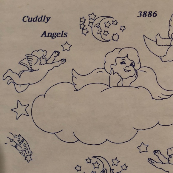 NWT Embroidery Hoop and Angel design transfers for Arts and Crafts - Picture 15 of 16